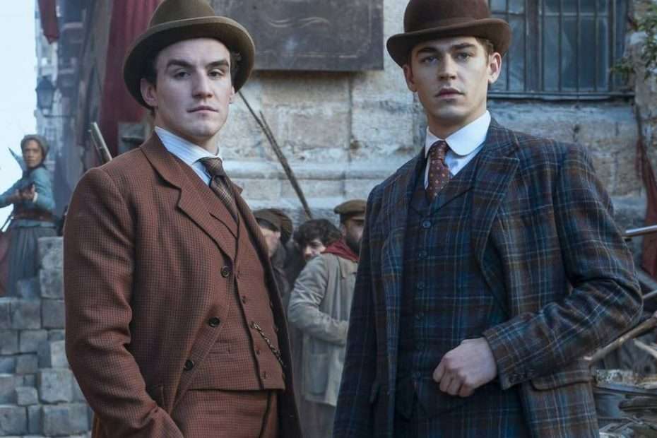 James Moriarty y Sherlock Holmes en la serie El joven Sherlock de Guy Ritchie