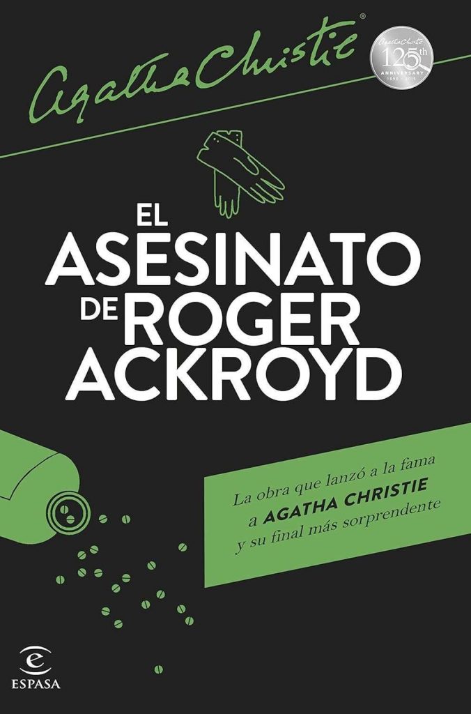 Portada de El asesinato de Roger Ackroyd, Agatha Christie