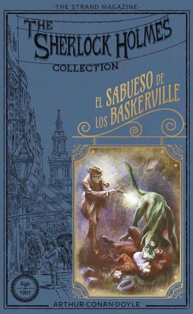 Portada de El sabueso de los Baskerville, Arthur Conan Doyle