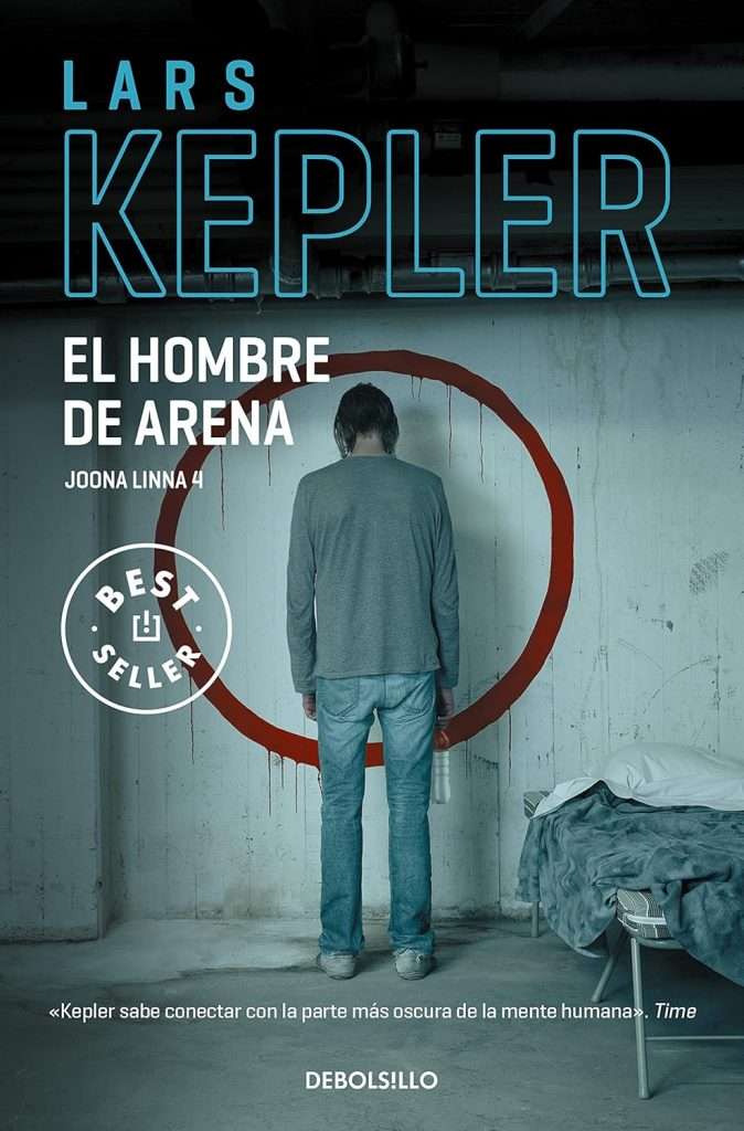 Portada de El hombre de arena, Lars Kepler, serie Joona Linna