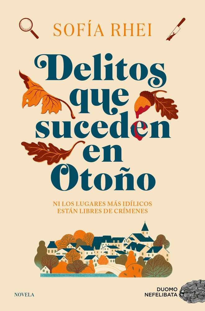 Portada de Delitos que suceden en Otoño, Sofía Rhei. Cozy crime