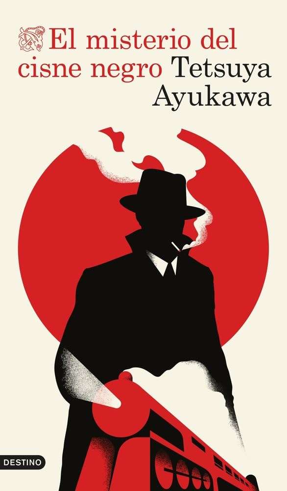 Portada de El misterio del cisne negro, Tetsuya Ayukawa. Novela negra