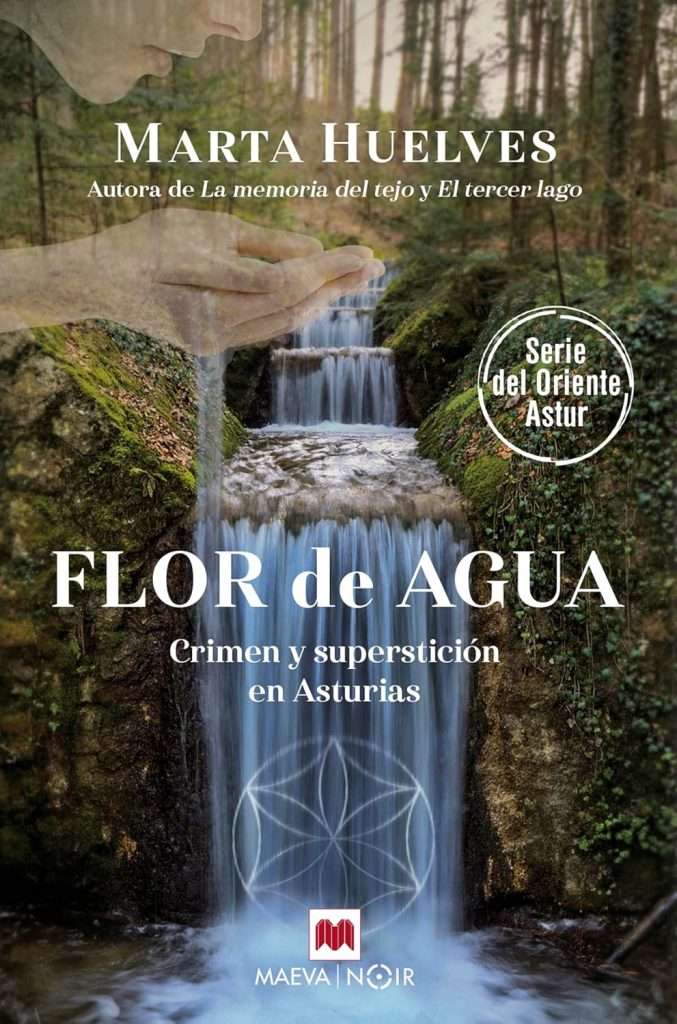 Portada de Flor de agua, Marta Huelves. Novela negra