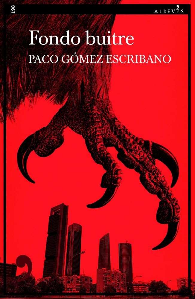 Portada de Fondo buitre, Paco Gómez Escribano. Novela negra