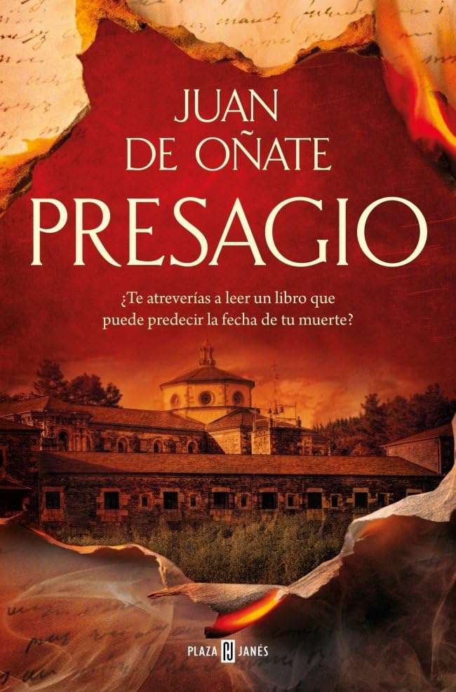 Portada de Presagio, Juan de Oñate. Thriller histórico