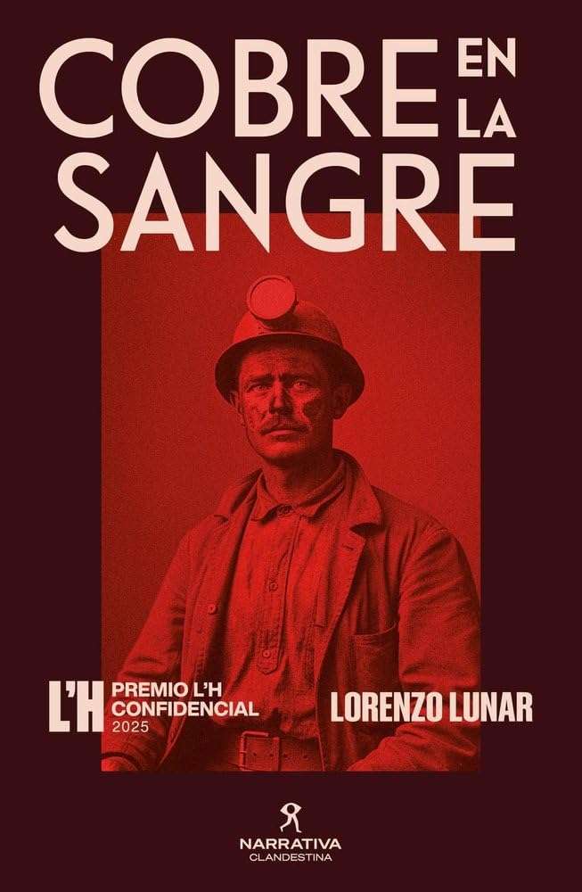Portada de Cobre en la sangre, Lorenzo Lunar. Novela negra