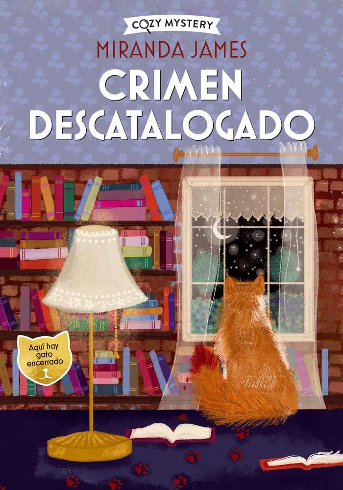Portada de Crimen descatalogado, Miranda James. Cozy crime