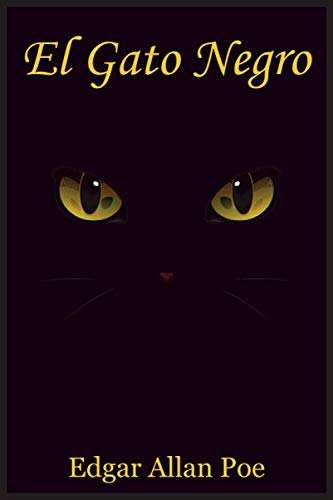 Portada de El gato negro, de Edgar Allan Poe. Terror y suspense psicológico