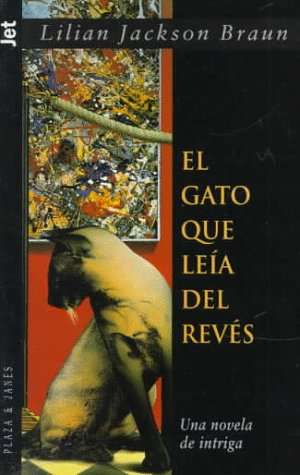 Portada de El gato que leía del revés, Lilian Jackson Braun. Cozy crime