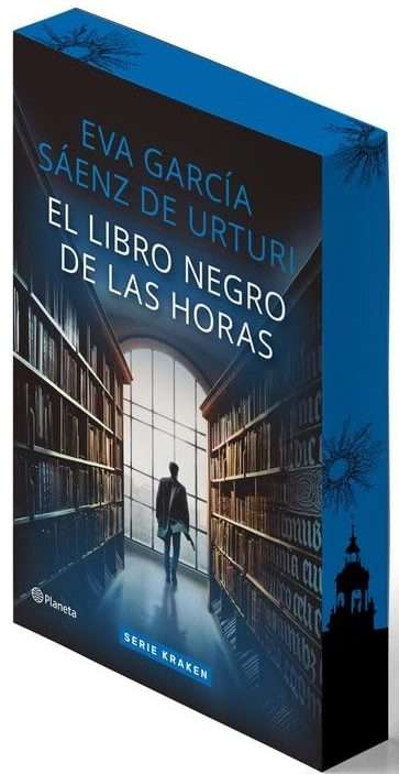 Portada de El libro negro de las horas, Eva García Sáenz de Urturi. Thriller psicológico. Kraken

