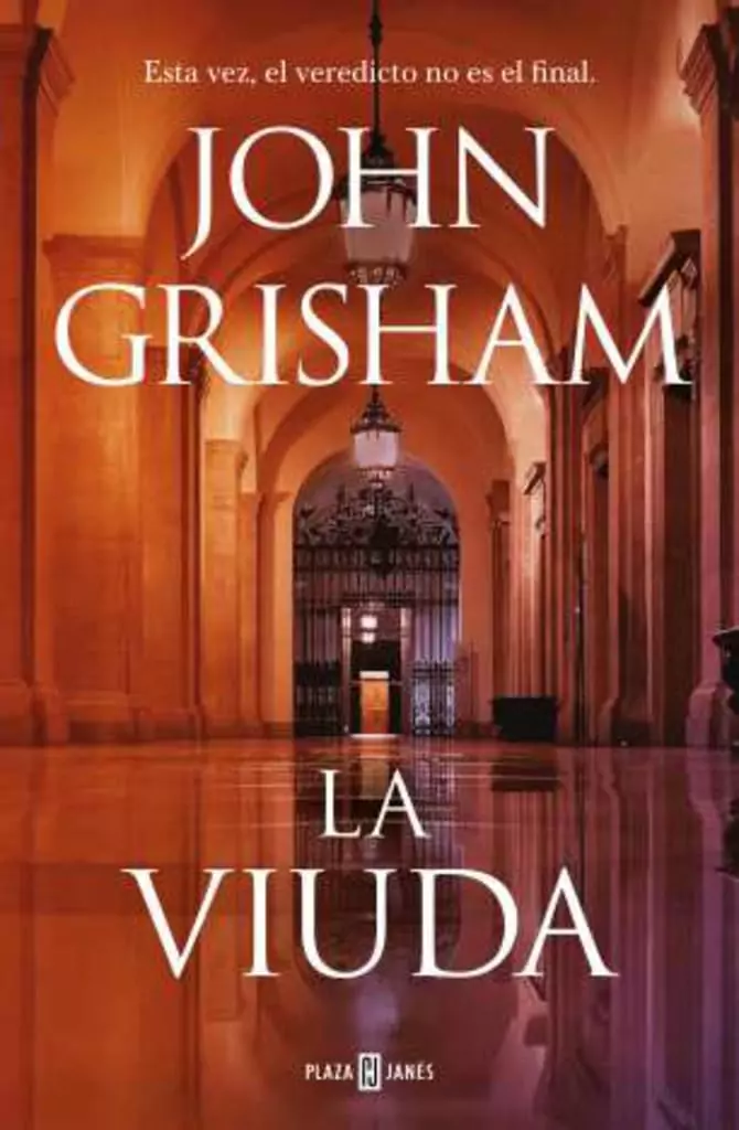 Portada de La viuda, John Grisham. Thriller legal