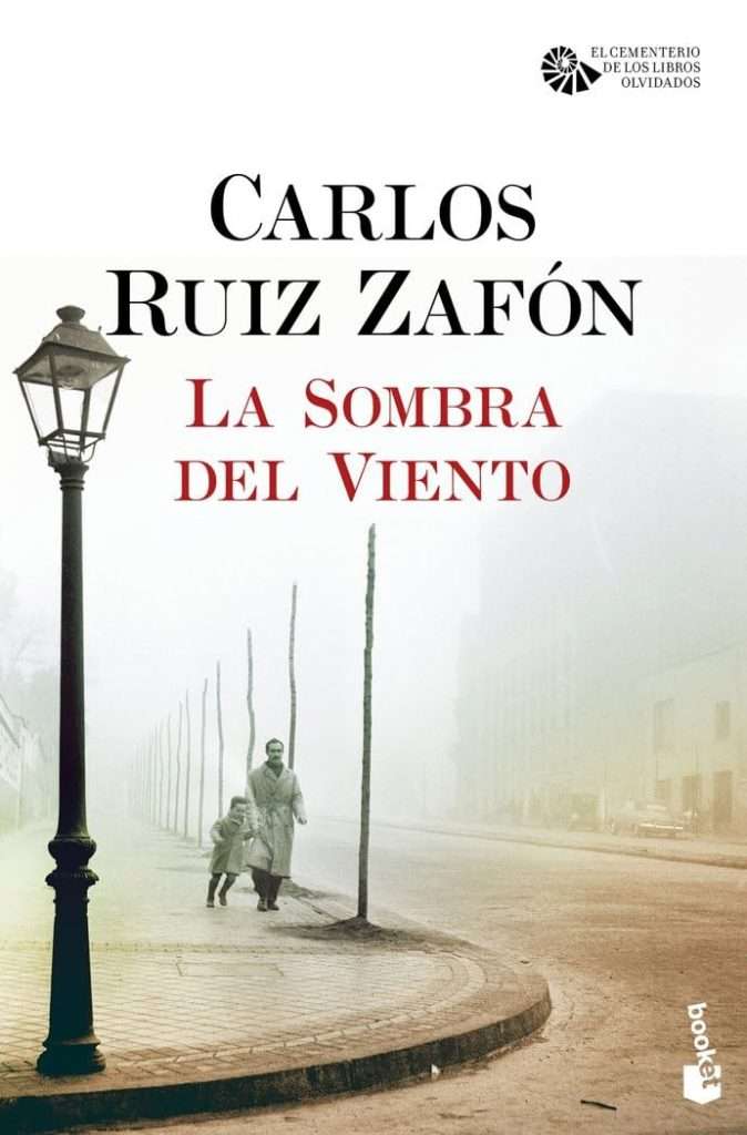 Portada de La sombra del viento, Carlos Ruiz Zafón