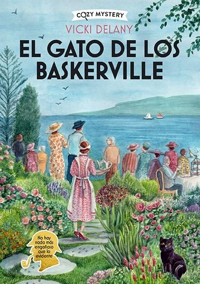 Portada de El gato de los Baskerville, Vicki Delany. Cozy crime