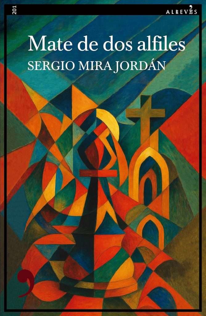 Portada de Mate de dos alfiles, Sergio Mira Jordán. Thriller policial