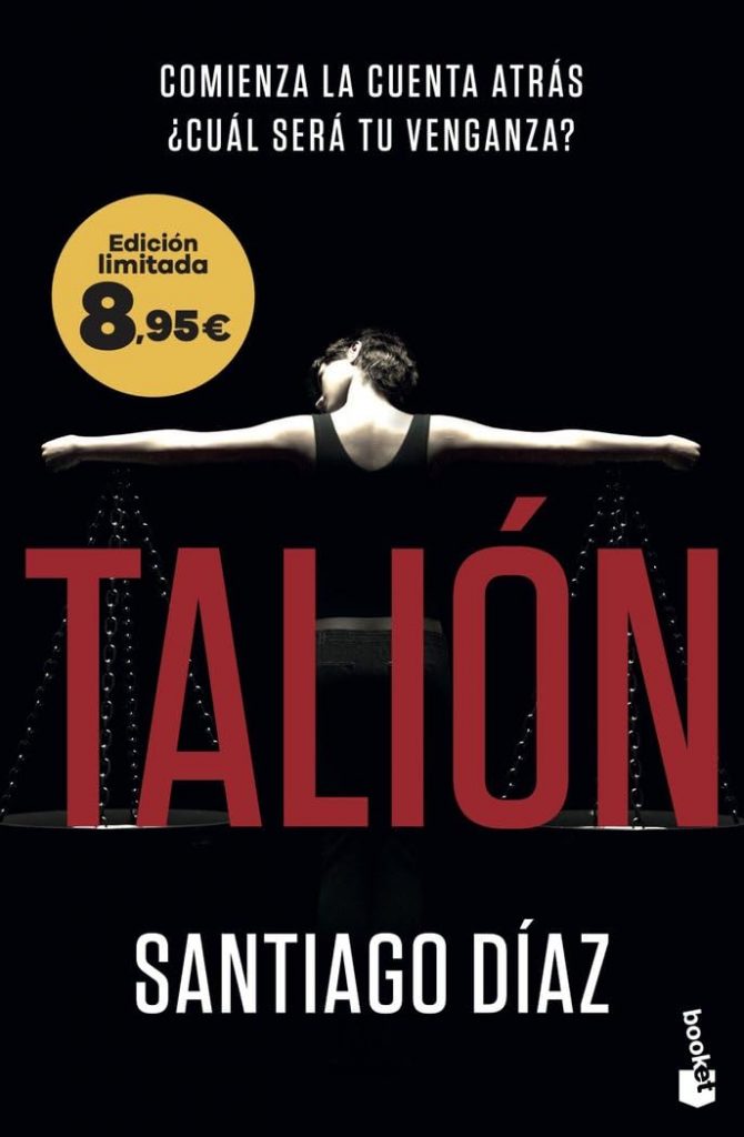 Portada de Talión, Santiago Díaz. Novela negra