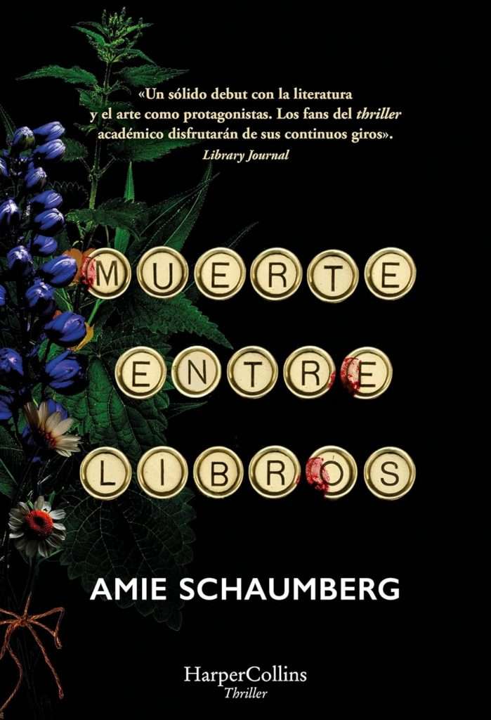 Portada de Muerte Entre Libros, Amie Schaumberg