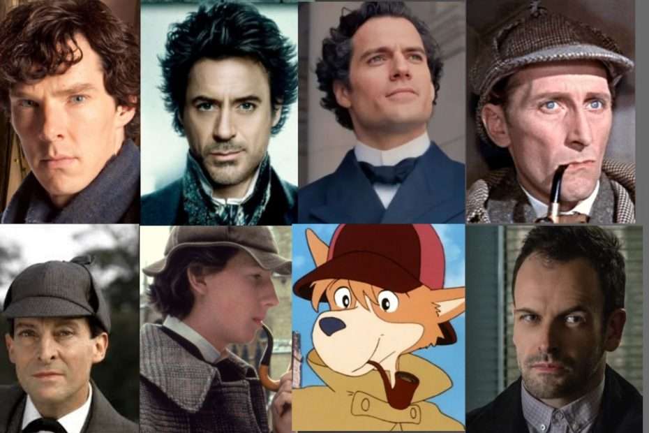 Benedict Cumberbatch, Robert Downey Jr., Henry Cavill, Peter Cushing, Jeremy Bretts, Jonny Lee Miller como Sherlock Holmes