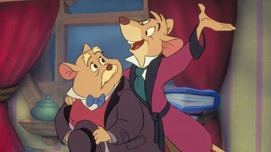 Basil, el ratón superdetective, Disney. Sherlock Holmes