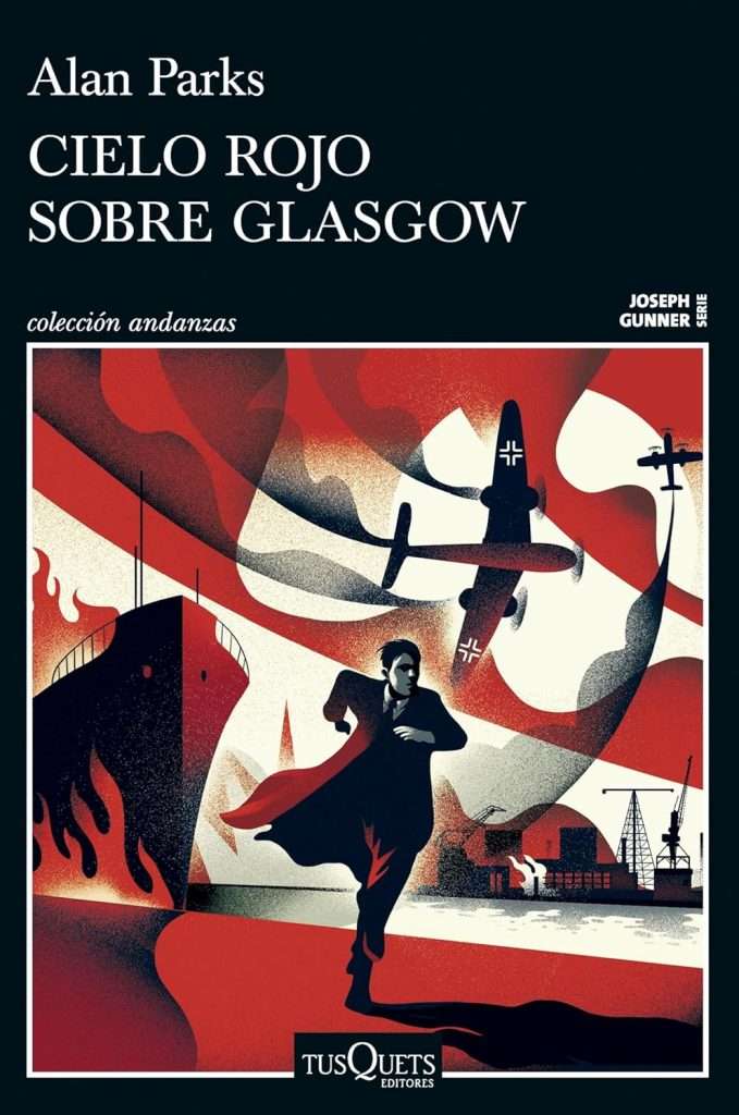 Portada de Cielo rojo sobre Glasgow, Alan Parks