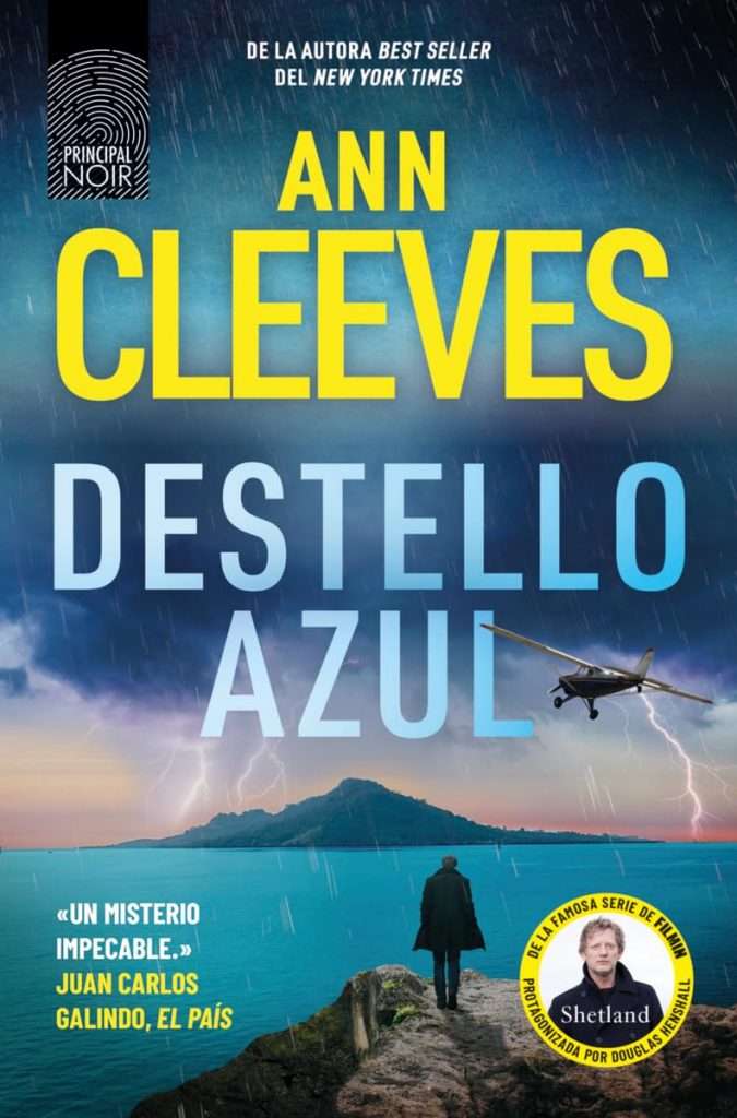 Portada de Destello azul, Ann Cleeves