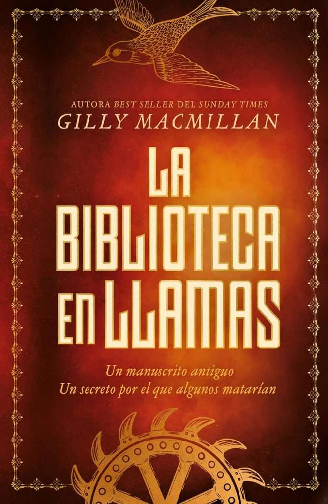 Portada de La biblioteca en llamas, Gilly Macmillan