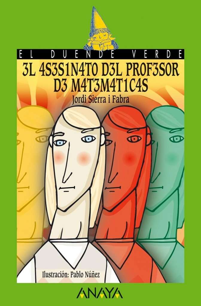 Portada de El asesinato del profesor de matemáticas, Jordi Sierra i Fabra. 