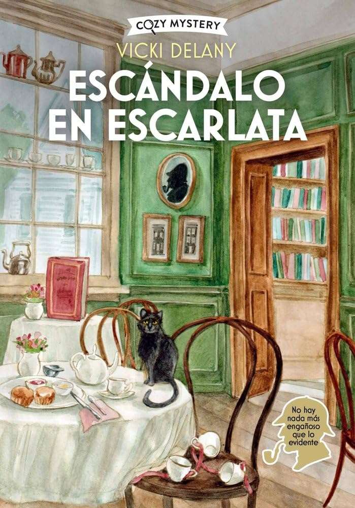Portada de Escándalo en escarlata, Vicki Delany