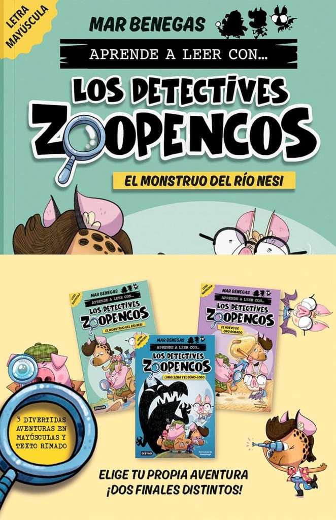 Portada de Los detectives Zoopencos, El monstruo del rio Nesi, Mar Benegas