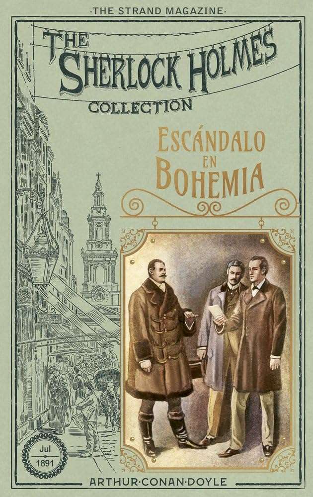 Portada de Escándalo en Bohemia, Arthur Conan Doyle
