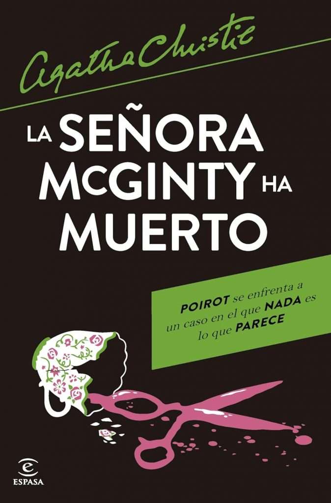 Portada de La señora Mcginty ha muerto, Agatha Christie un caso de Hércules Poirot