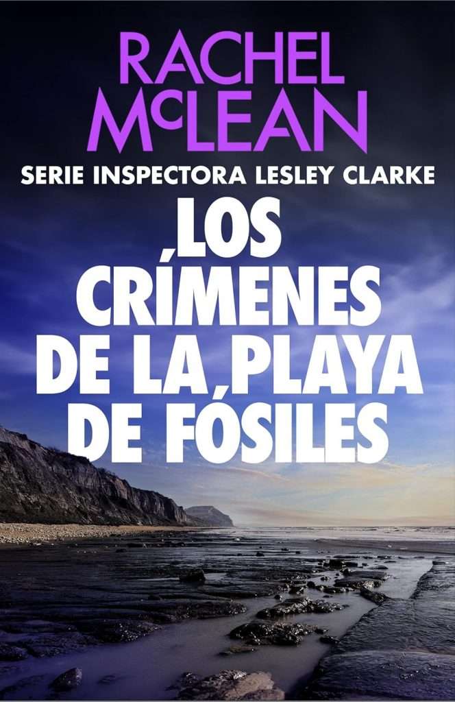 Portada de Los crímenes de la playa de fósiles, Rachel McLean