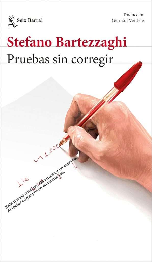 Portada de Pruebas sin corregir, Stefano Bartezzaghi