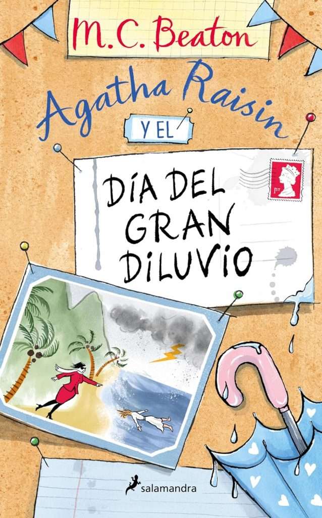 Portada de Agatha Raisin y el día del gran diluvio, M.C. Beaton 