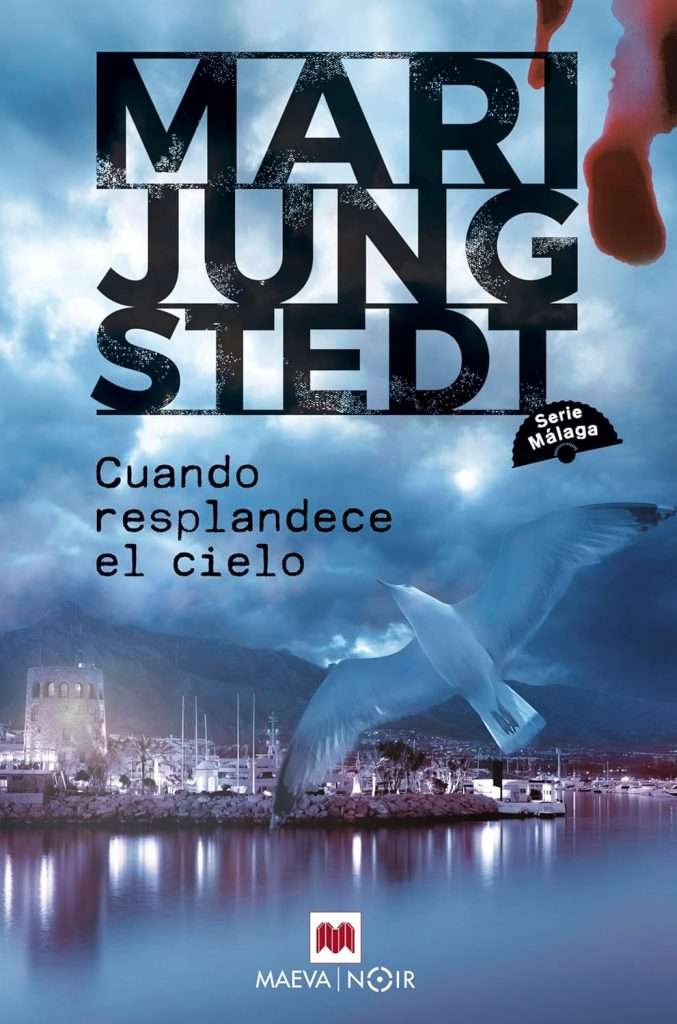 Portada de Cuando resplandece el cielo, Mari Jungstedt 