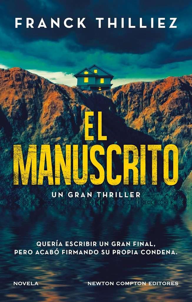 Portada de El manuscrito, Franck Thilliez