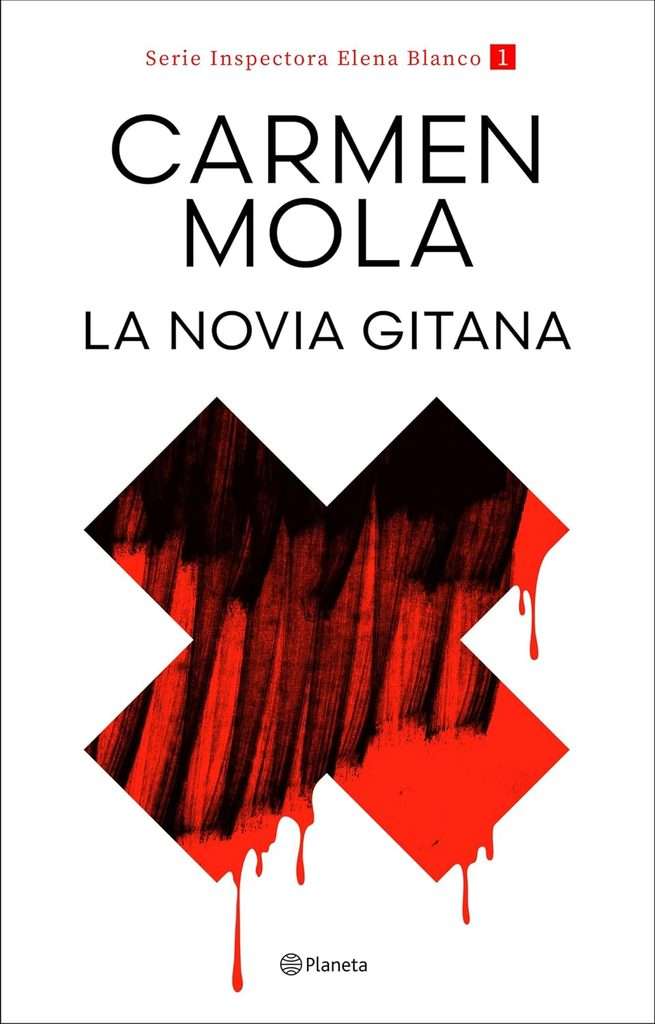 Portada de La novia gitana, de Carmen Mola, saga Elena Blanco