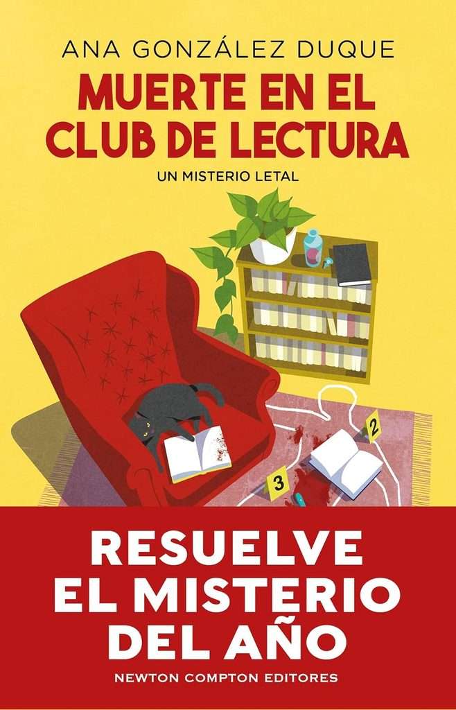 Portada de Muerte en el club de lectura, Ana González Duque