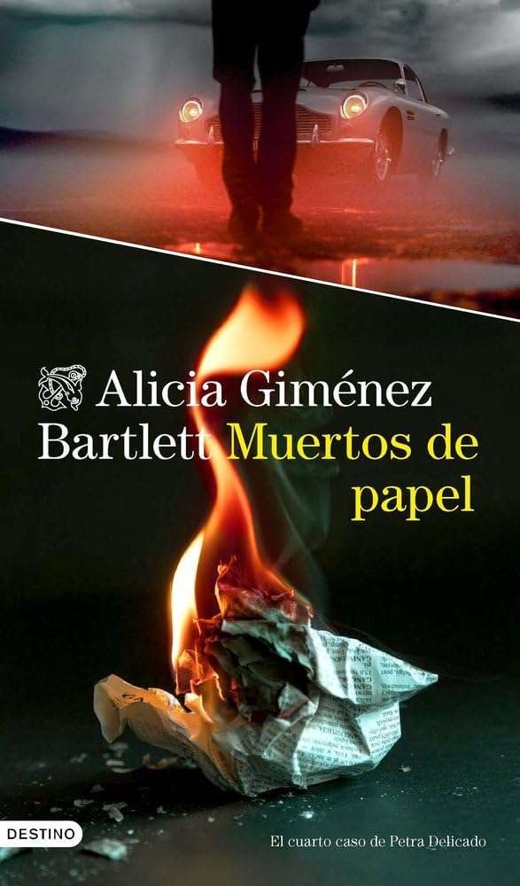 Portada de Muertos de papel, Alicia Giménez Bartlett 