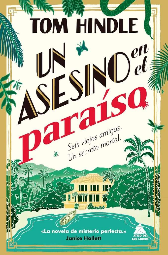 Portada de Un asesino en el paraíso, Tom Hindle