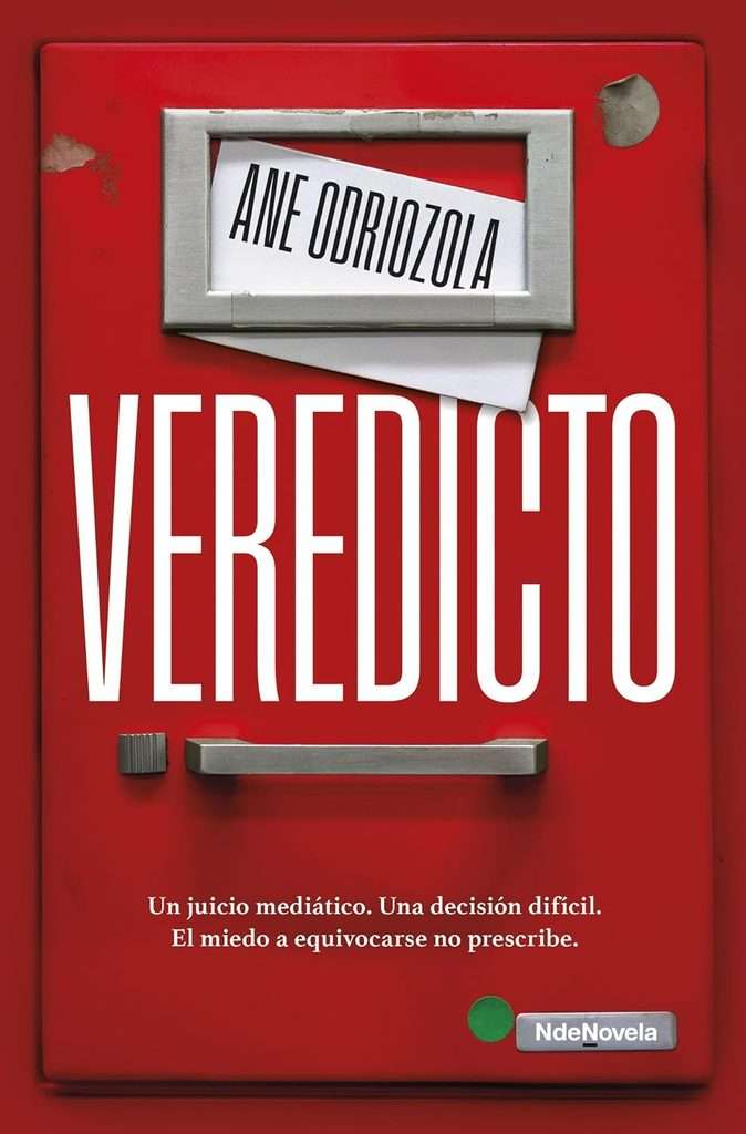 Portada de Veredicto, Ane Odriozola