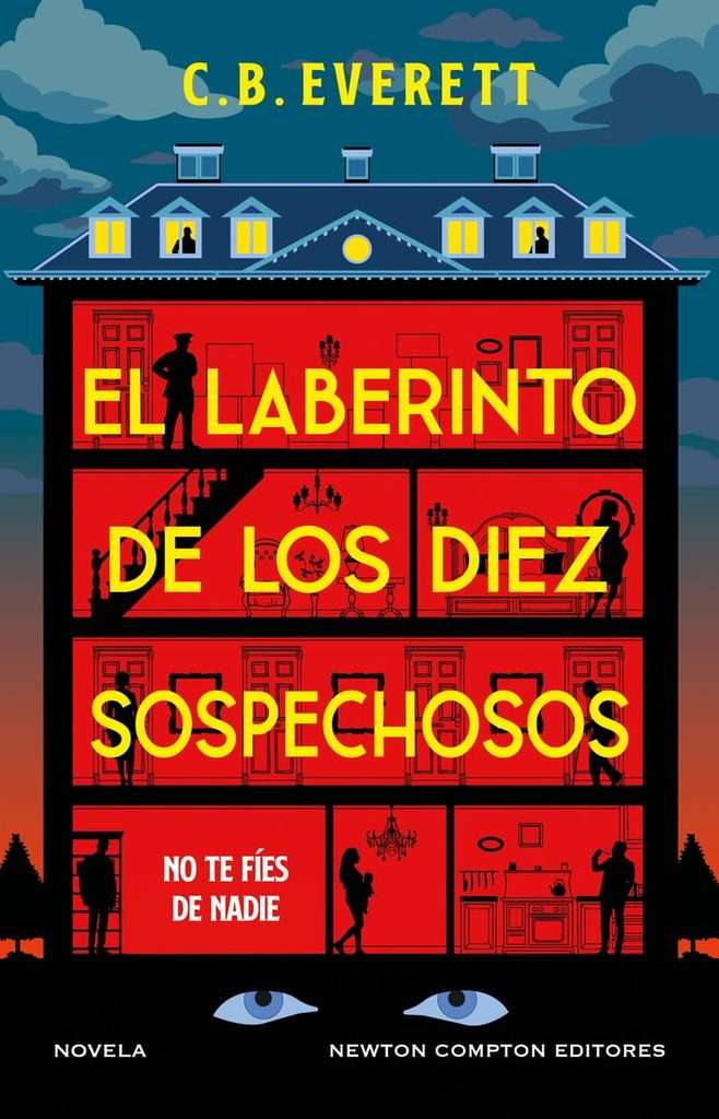Portada de El laberinto de los diez sospechosos, C. B. Everett